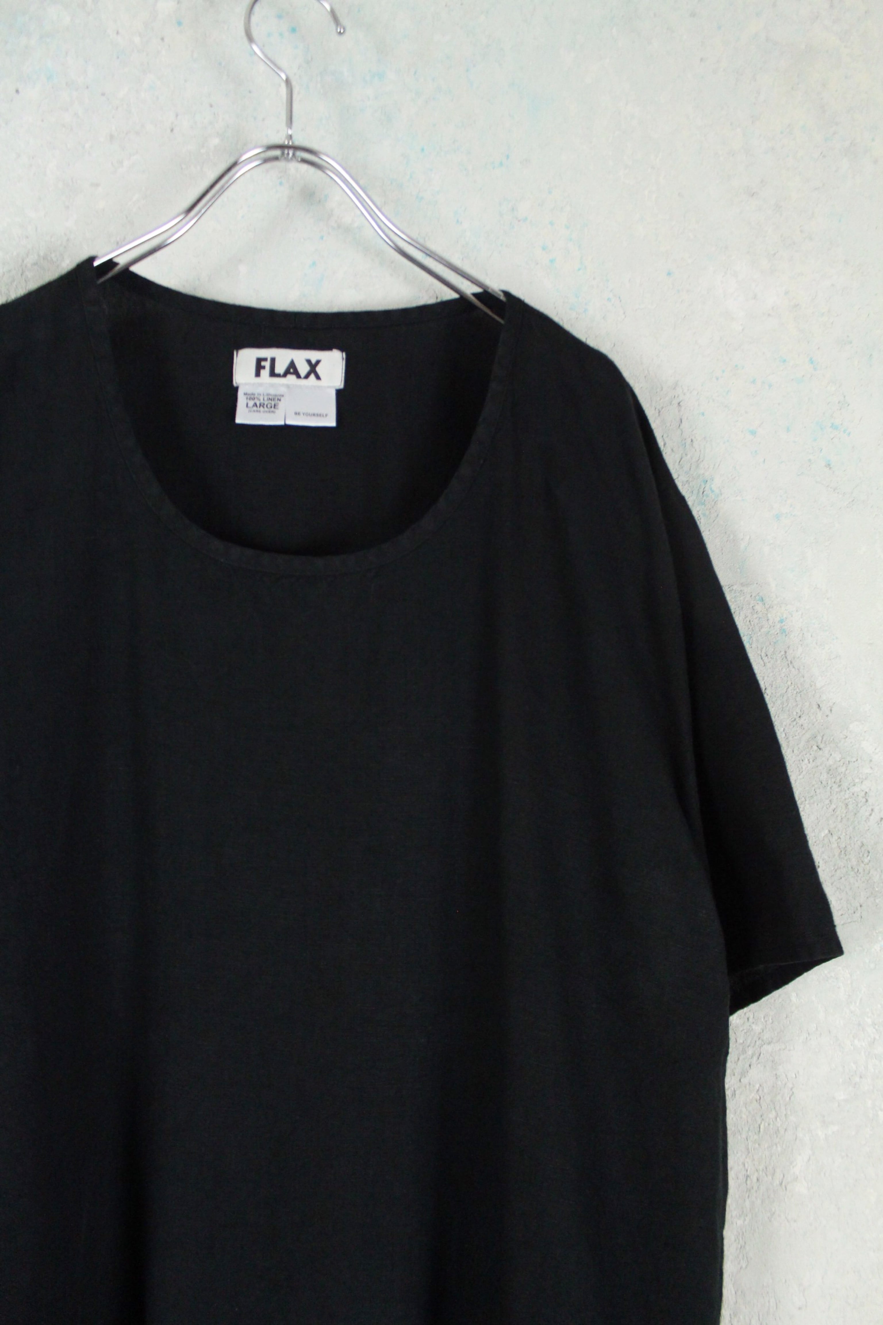 FLAX S/S ワイドシルエット フラックス リネン プルオーバー 【OT-2566