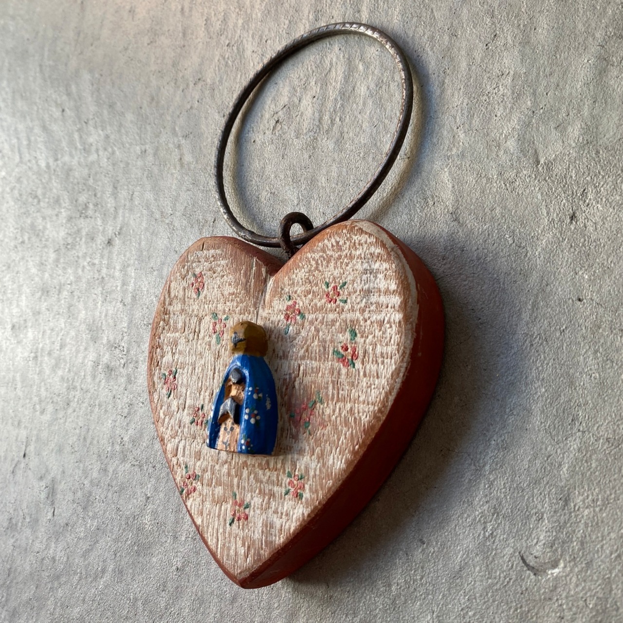 フォークアート OA 壁掛け アイアン アパレシーダ レッド