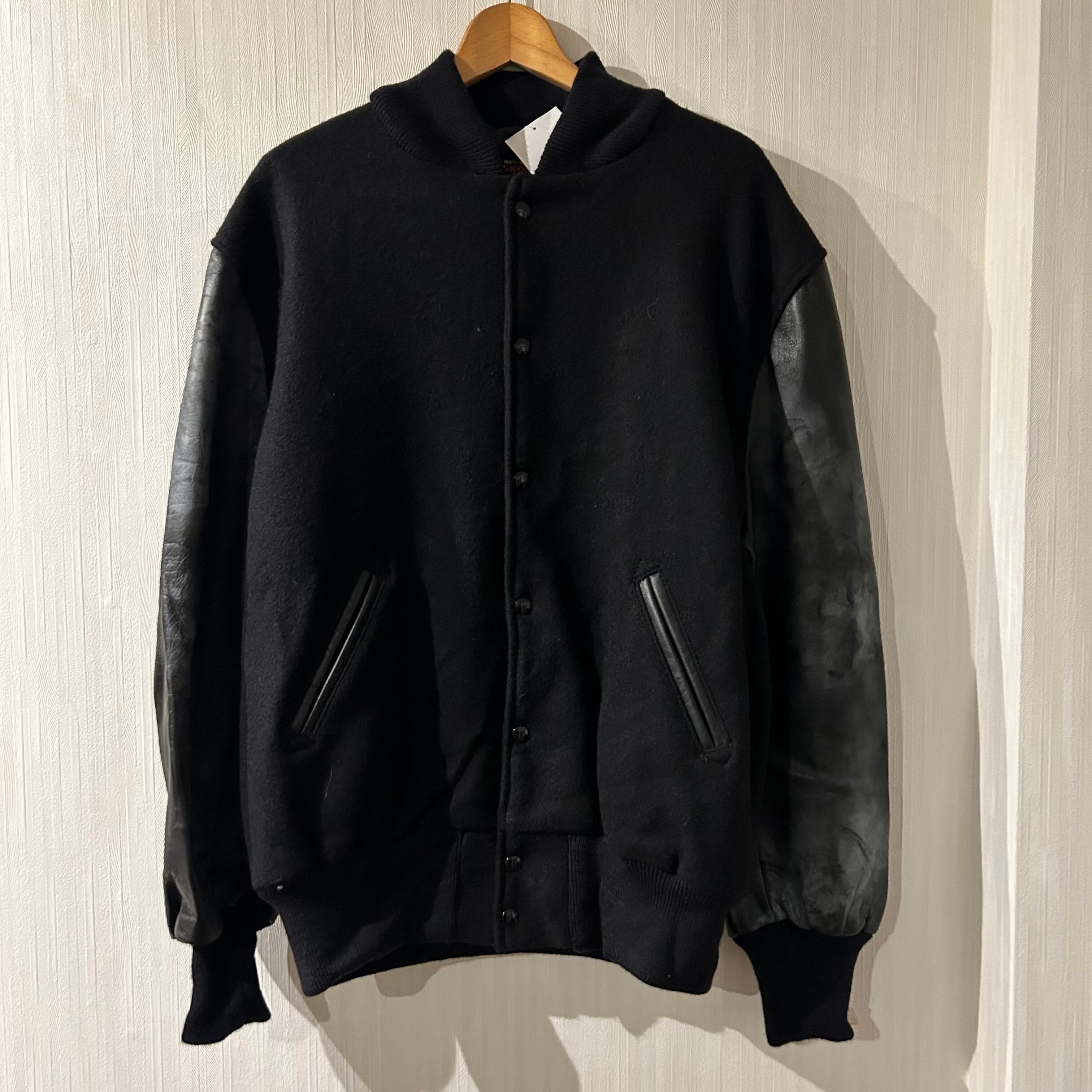 Dead Stock!! 1980s SKOOKUM Award Jacket "Black×Black"