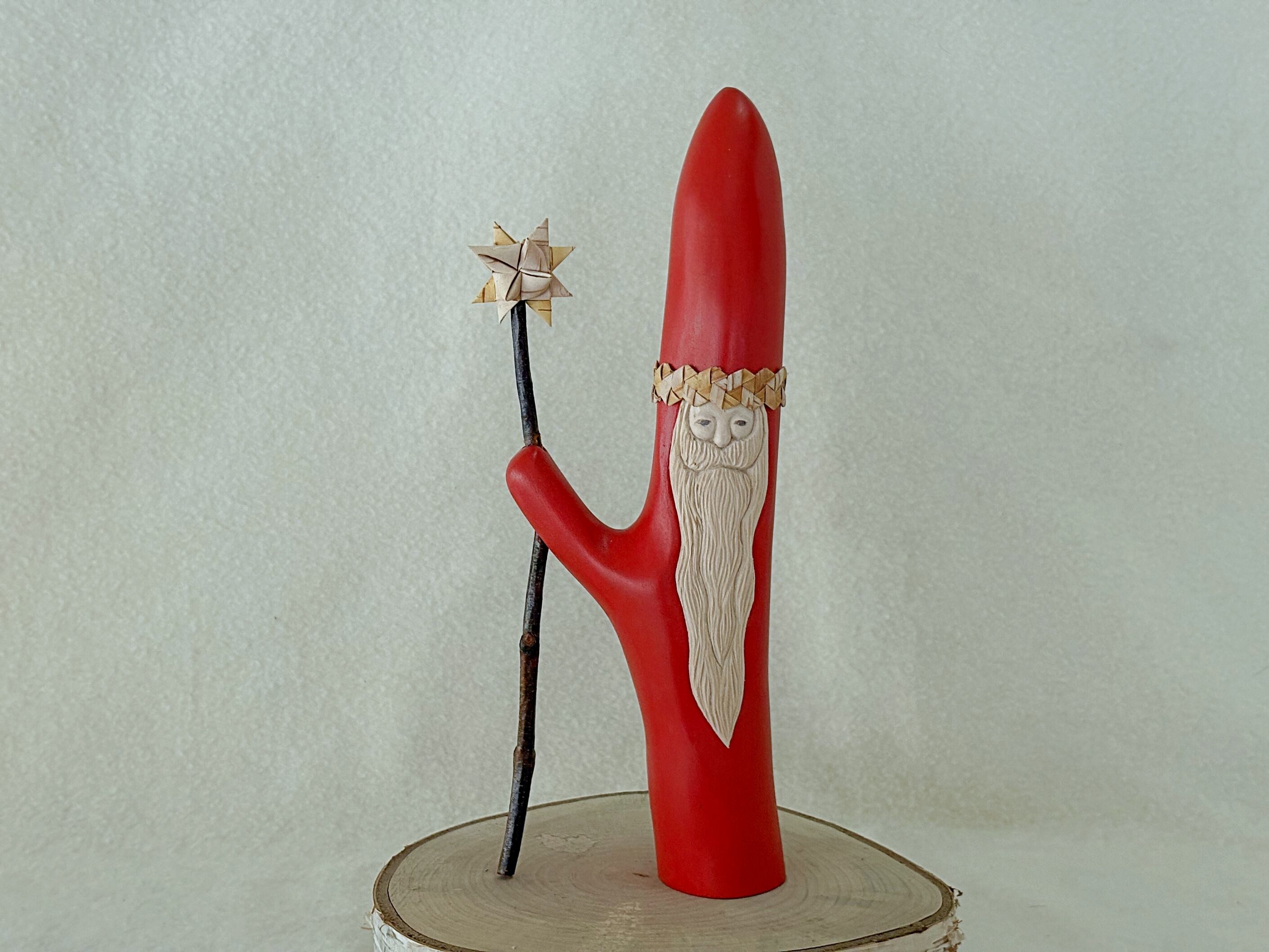 #112 SHIRAKABA SANTA premium tall red