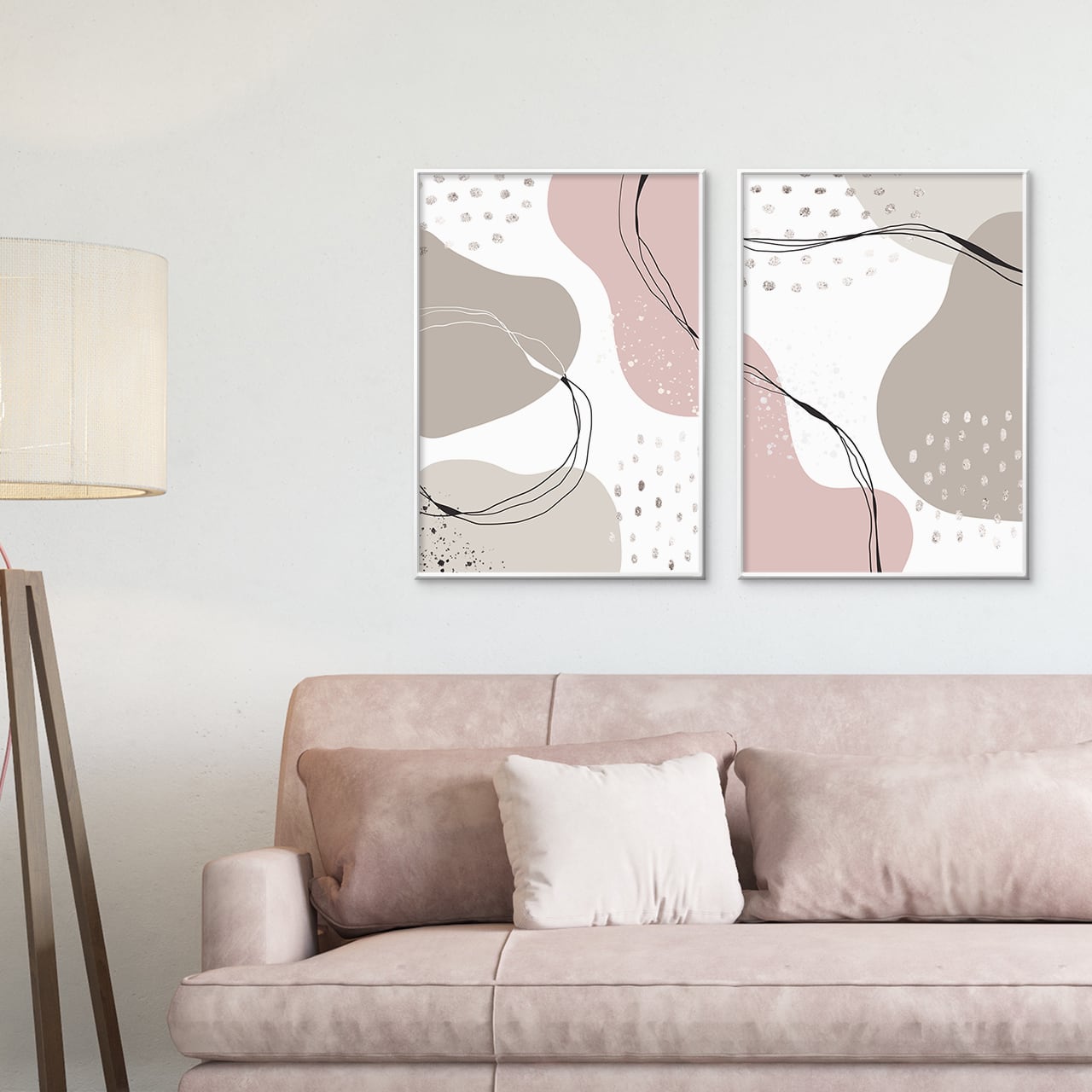 A0118/北欧モダン/アートポスター【 A4 / A3 / A2 / A1 サイズ