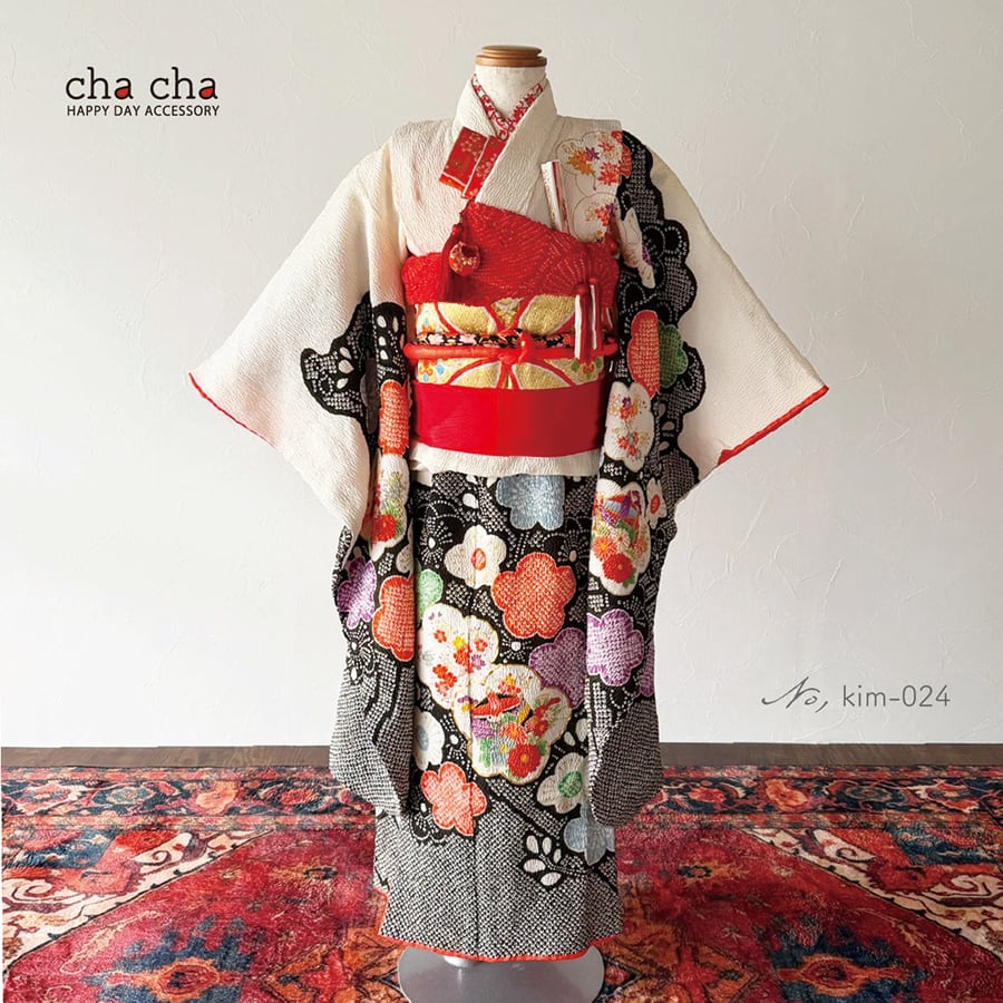 着物＆髪飾りセット/7歳(女の子) | 七五三着物と髪飾り専門店 - chacha -
