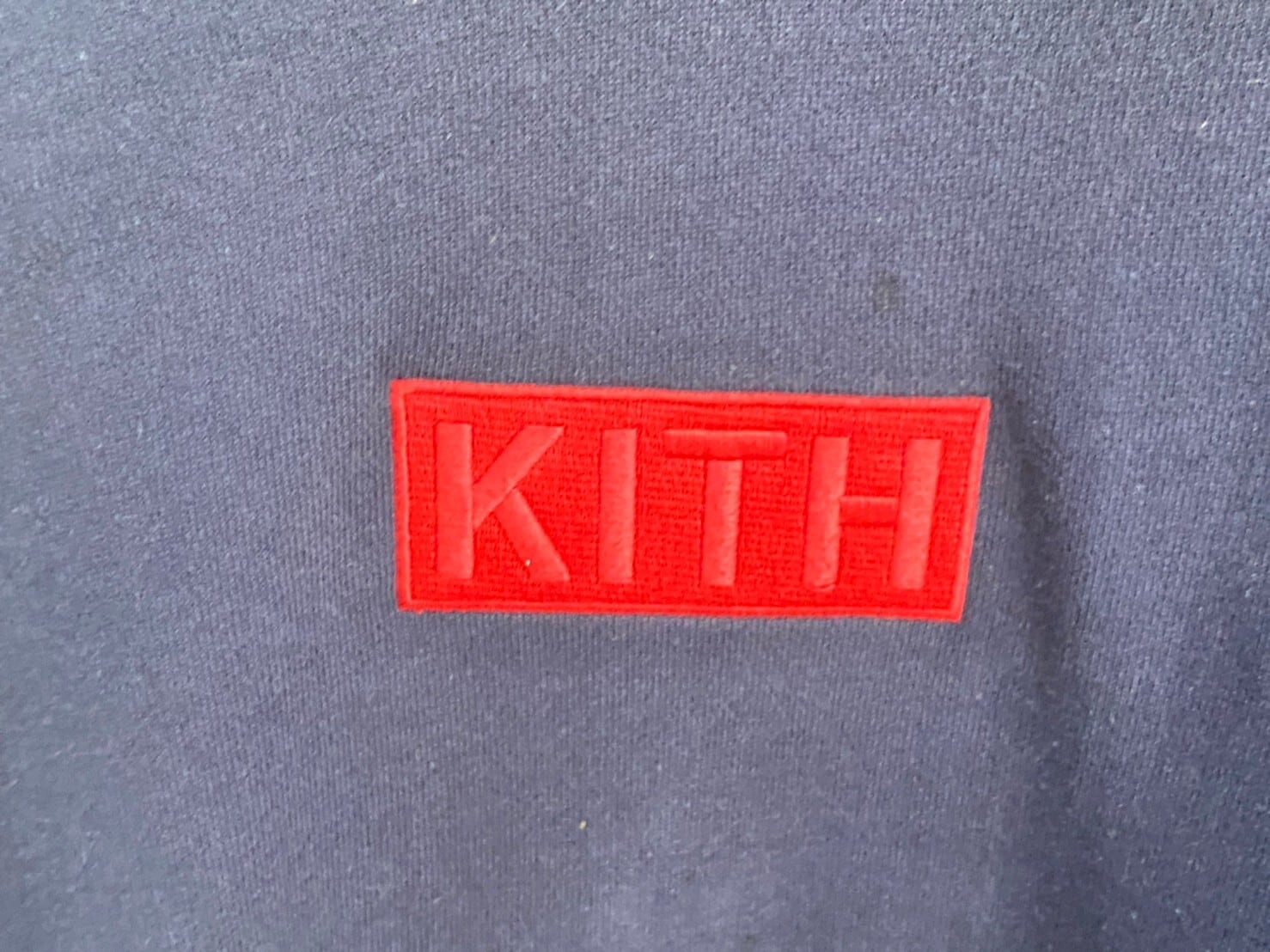 KITH CLASSIC LOGO WILLIAMS II HOODIE SMALL NAVY KH2236 10127 ...