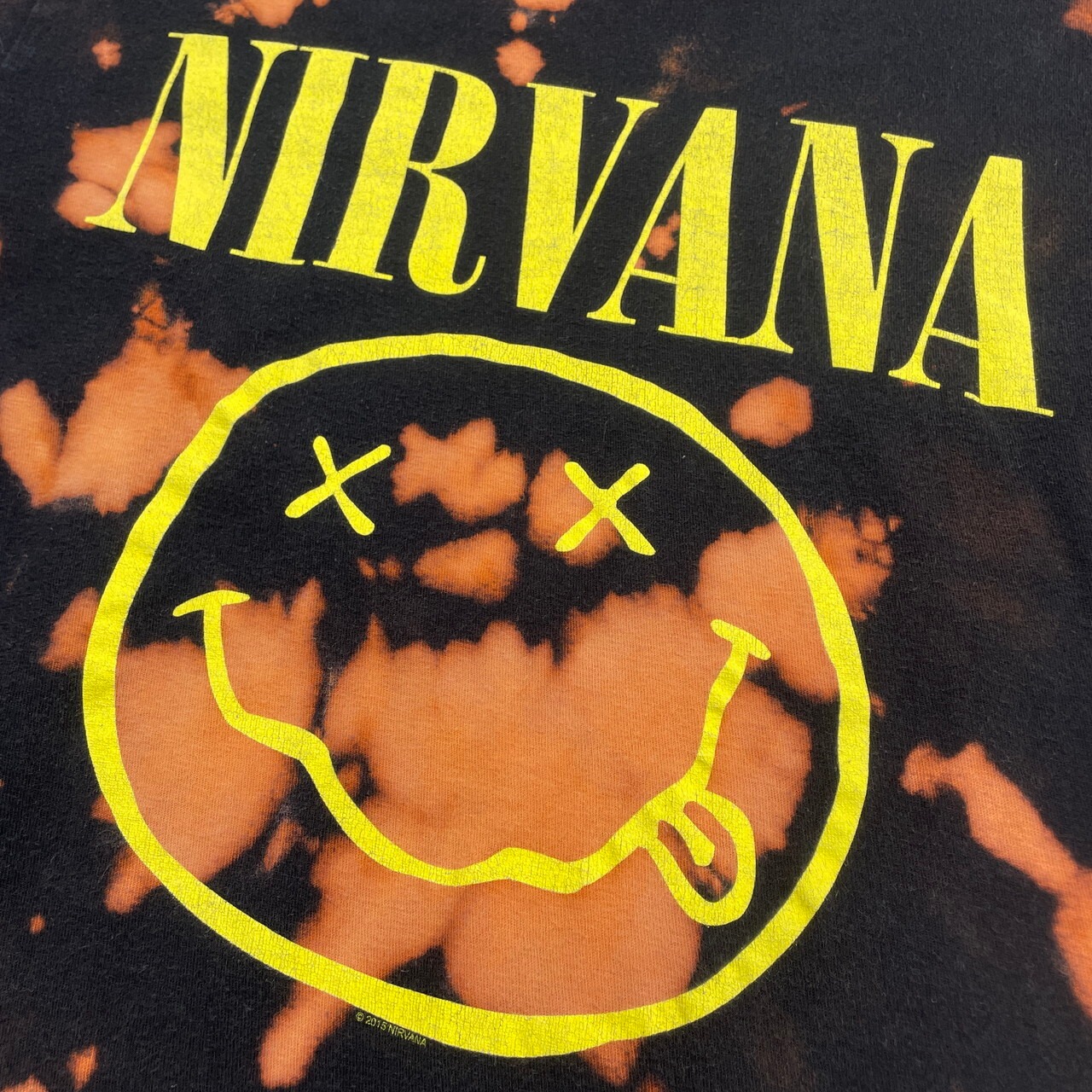 00年代 NIRVANA ニルヴァーナ スマイル バンドTシャツ バンT ブリーチ 