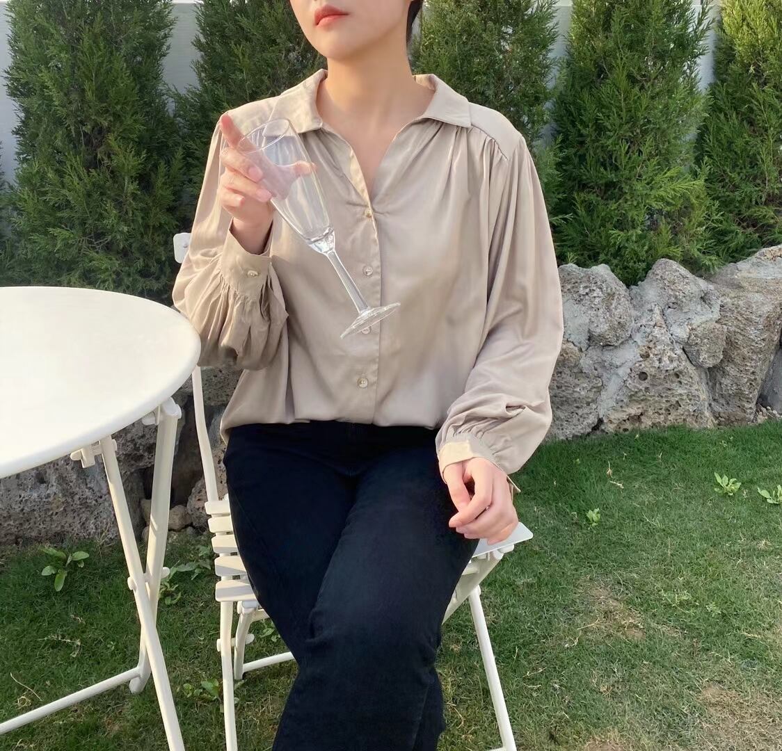 ボリュームスリーブ　ブラウス　AJ2205-601