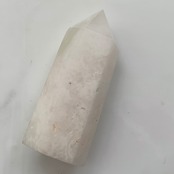 ホワイトアゲートタワー*天然石ポイント*天然石インテリア*置き物*T5
