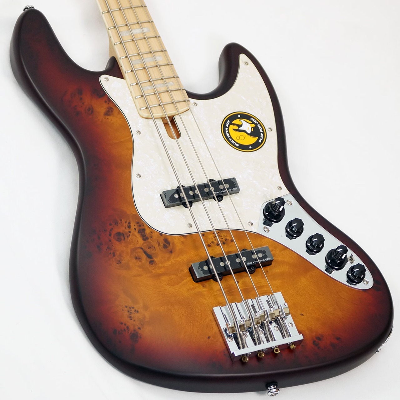 Sire Marcus Miller V7 Ash-4 Reissue "Poplar Burl Veneer Top" (TS.S/Tobacco Sunburst Satin) [ポプラ・バールTOP/スワンプ・アッシュBACKボディー 4弦ベース] [アウトレット特価品] 【お買い得セール品】