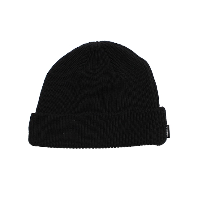 HELLRAZOR / SOLID COTTON BEANIE / BLACK