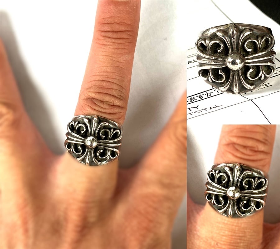 CHROME HEARTS クロムハーツ 名作 キーパーリング 19.5号 指輪 SV925