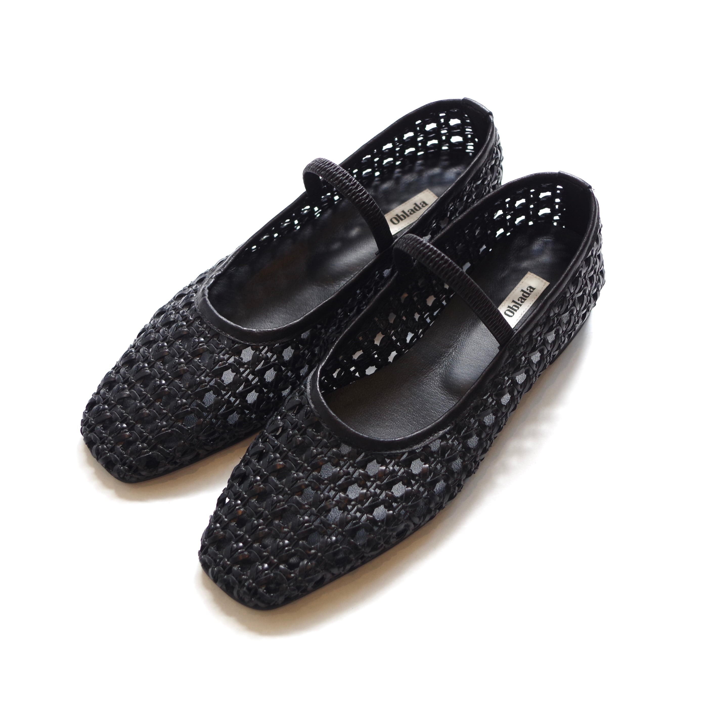 Oblada BRAID MARY JANE メッシュ ブラック 38 Oblada BRAID MARY JANE | 1F Store