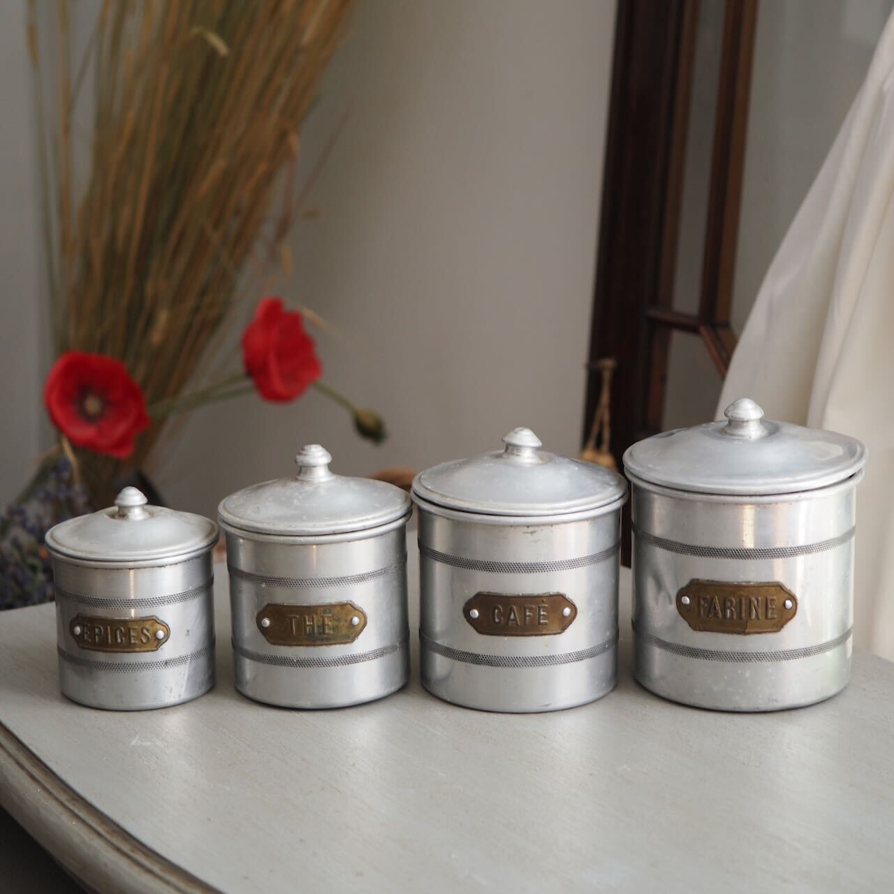 【4個組】アルミ缶キャニスター