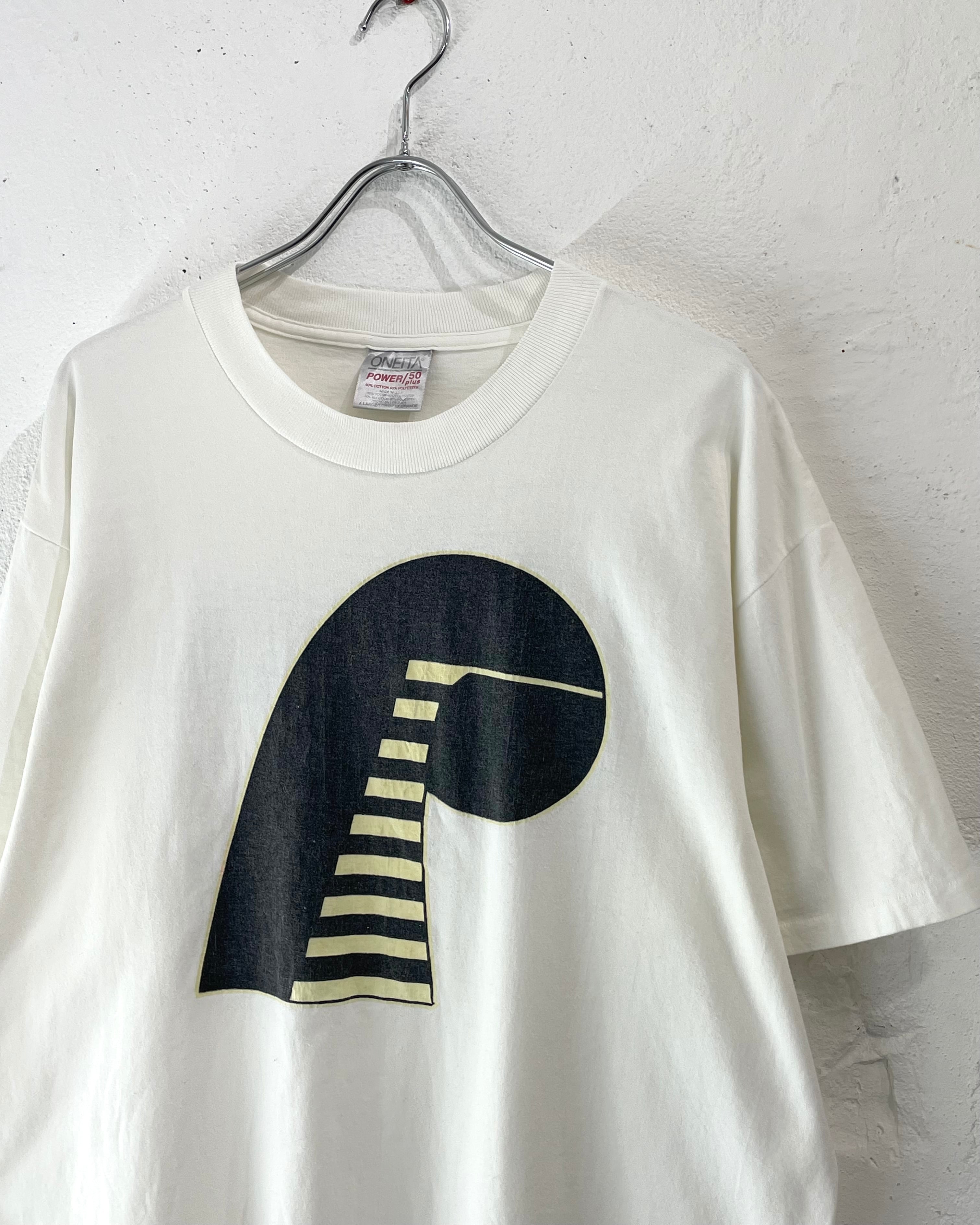 90s ONEITA "P" SHERATON CASINO×Pizza Hut Print Tee USA製