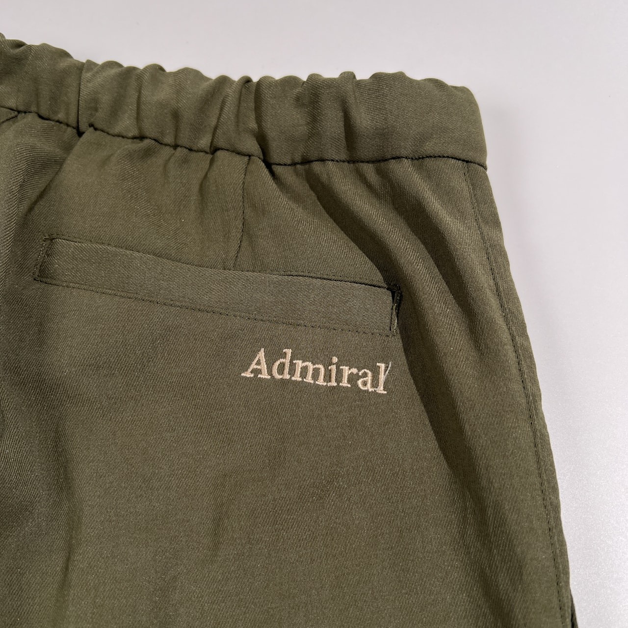 Admiral GOLF アドミラル ゴルフ ストレッチ テーパード ゴルフパンツ サイズ L /カーキ系 スポーツ メンズ ウエストゴム