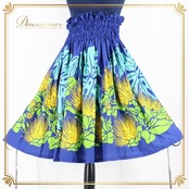フラダンス 衣装 パウスカート ブルー系 ハワイアンプリント アロハ 鮮やか 華やか さわやか かわいい 上品 シングル スカート レッスン 練習 イエロー系 グリーン系 青 水色 黄 緑 フラ ダンス ふんわり ハワイアン アウトドアイベント ダンスパフォーマンス スカートコーデ トロピカルデザイン 軽やか かわいいデザイン プリントスカート おしゃれ
