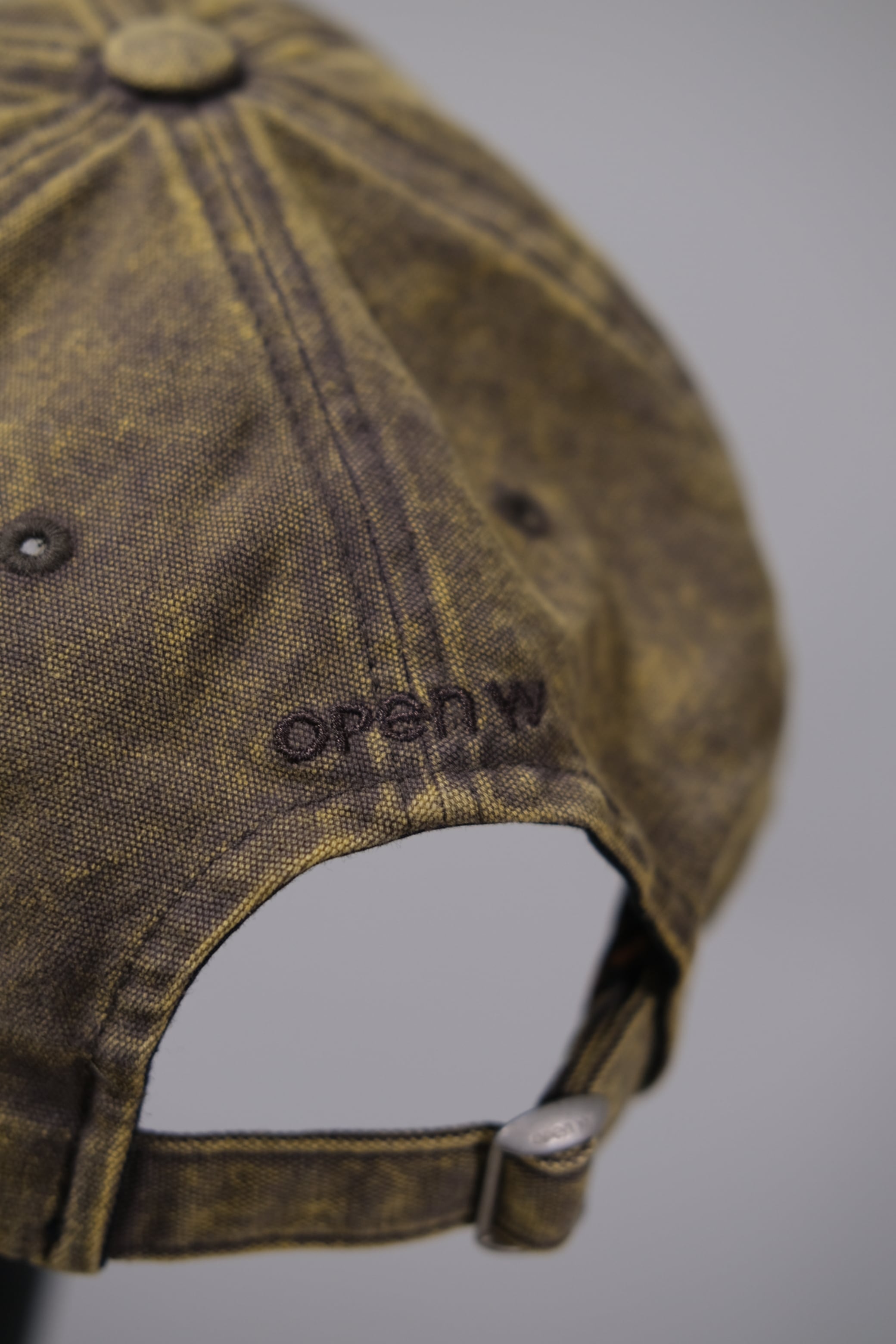OPEN YY】YY COTTON BALL CAP - yellowish brown - | loop