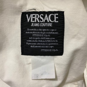 vintage VERSACE JEANS COUTURE white denim jacket