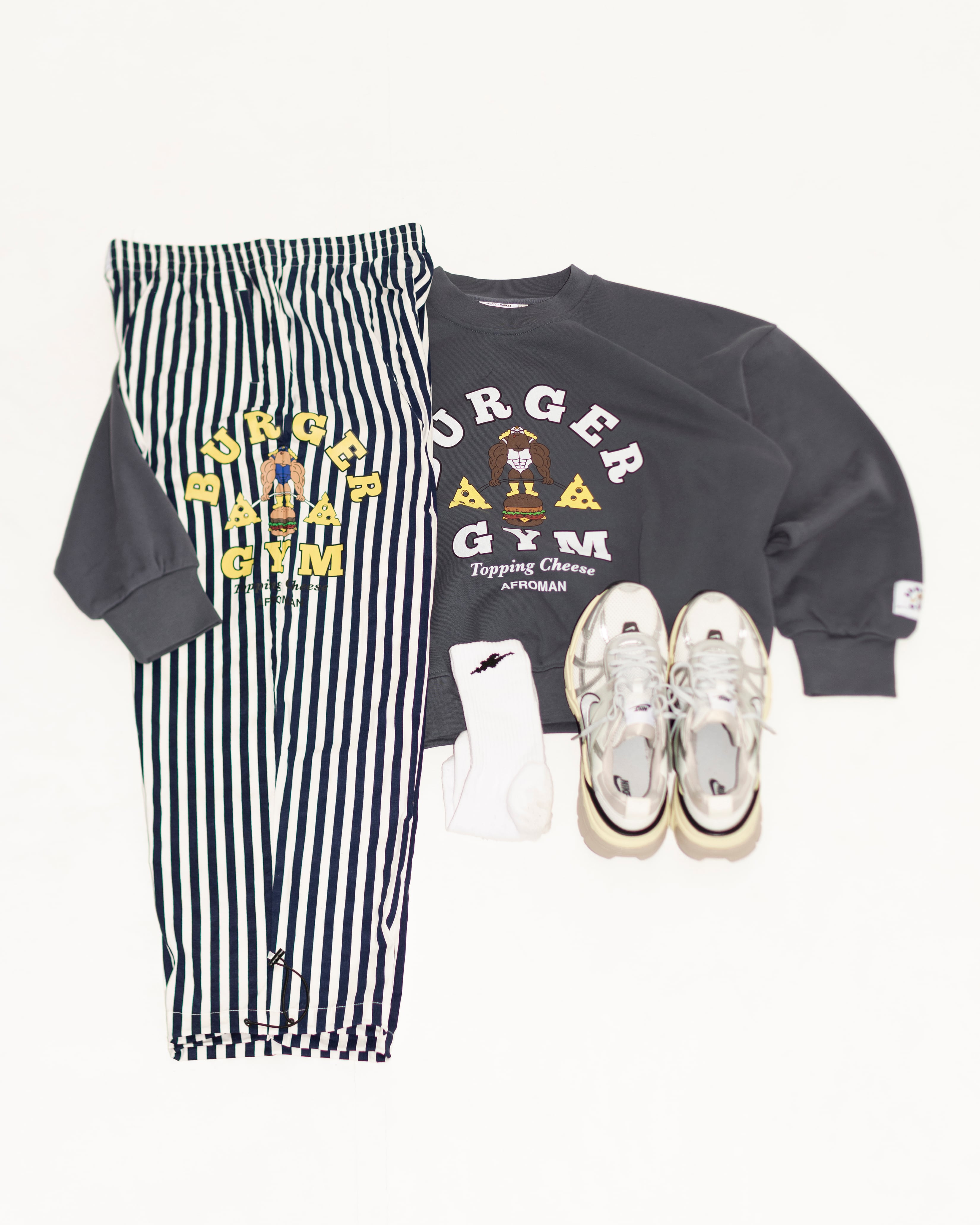 k*u様 JACKPOT MARKET バーガージムバギーパンツ ネイビー バーガージムバギーパンツ ネイビー | JACKPOT MARKET