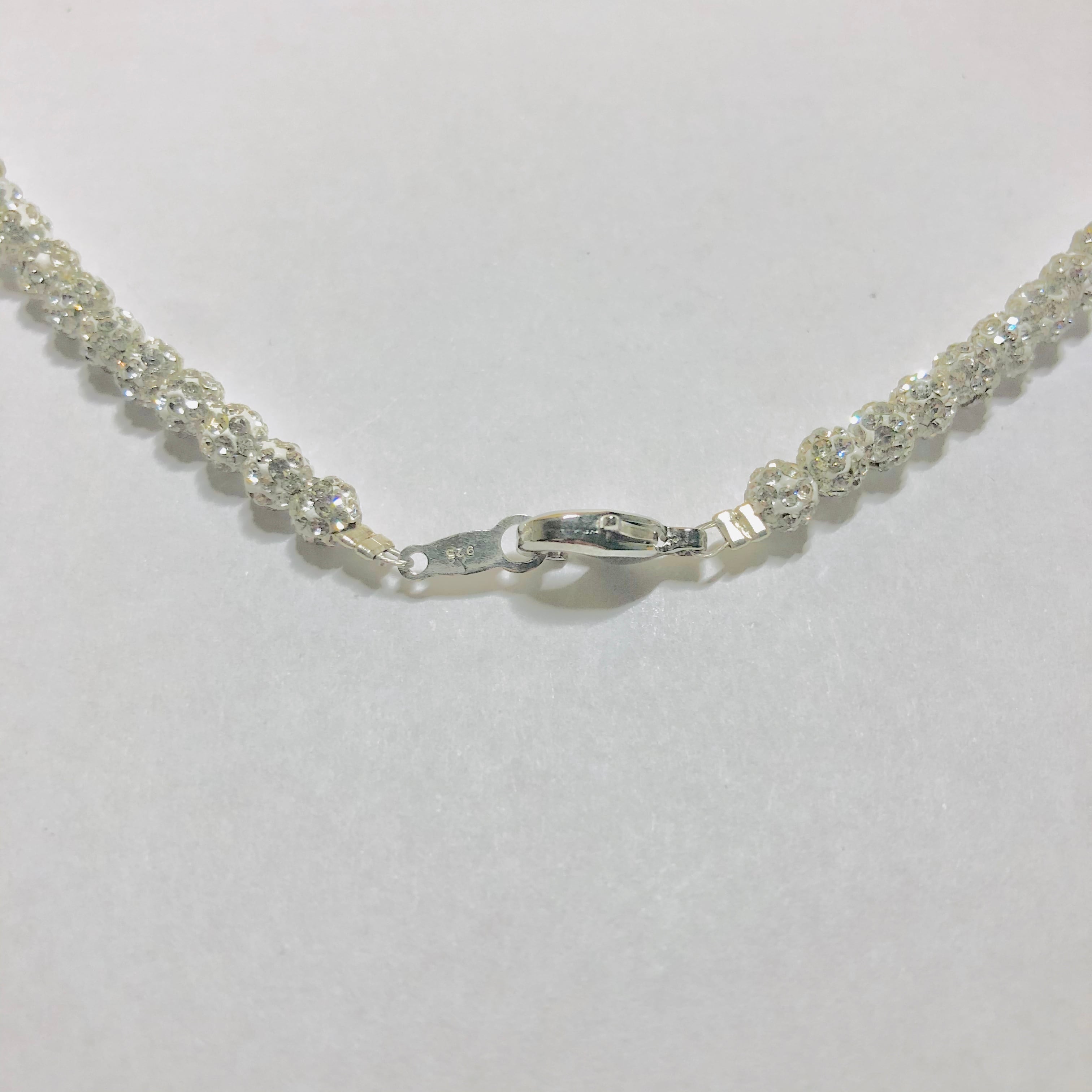 ナンバーホワイトネックレス「8」 | StoneJewelry