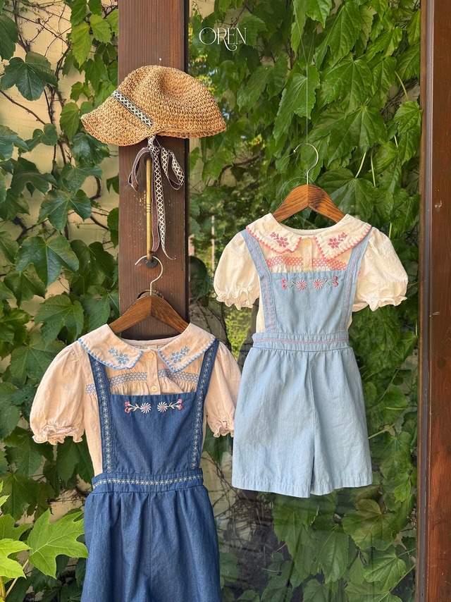 【6/11〆予約】<OREN>  Soleil denim overall
