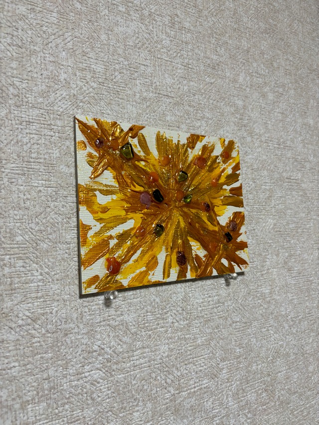 Planet full of gold】金に溢れた惑星 ハンドメイド テクスチャー 