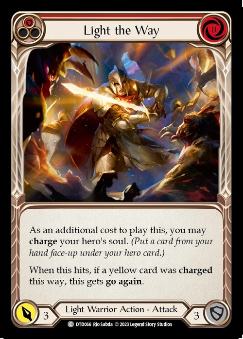 DTD066【EN】『RF』【Light Warrior】Light the Way(Red) 画像