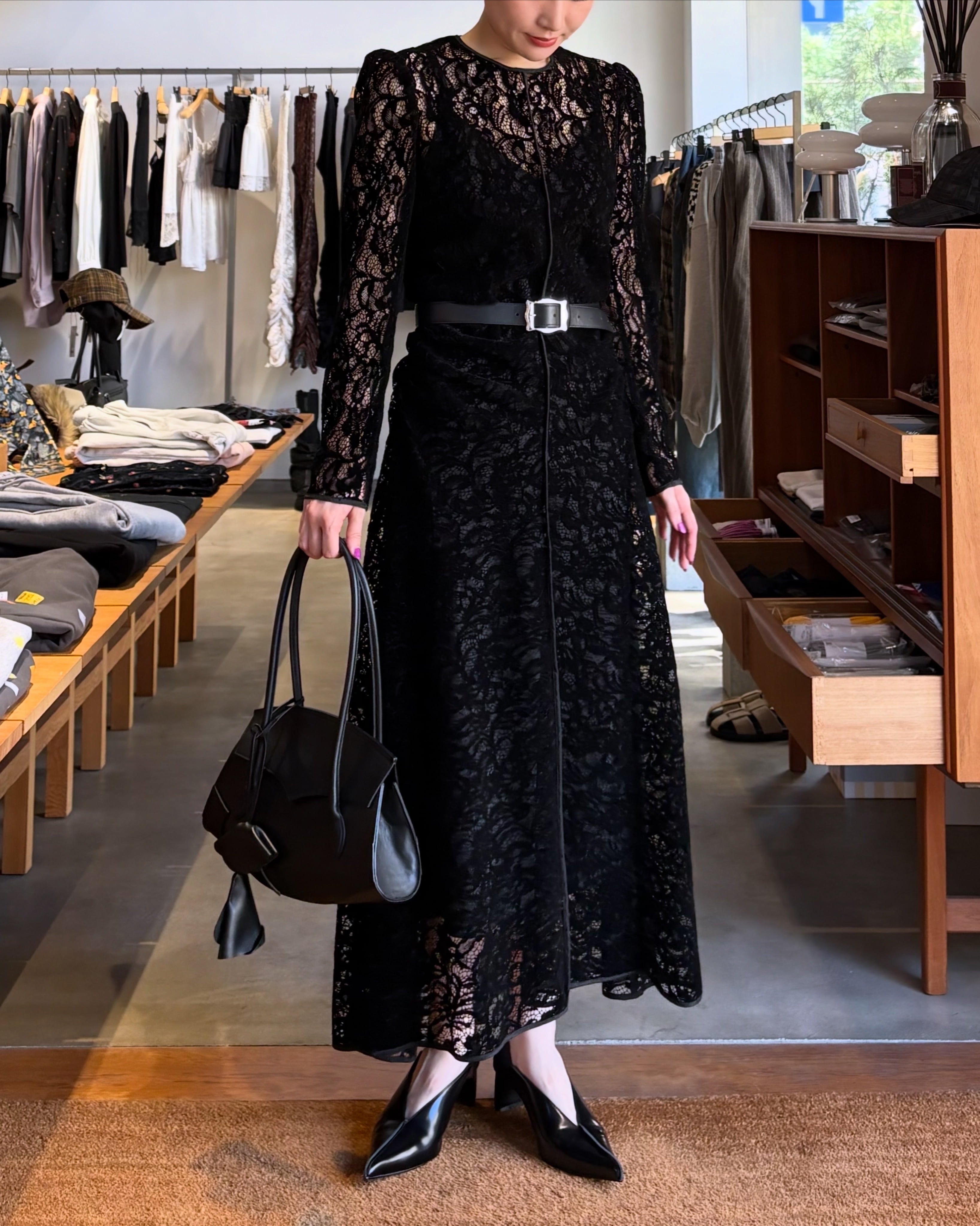 26AW】FETICO フェティコ / ボディスーツ / STRETCH LACE BODYSUIT