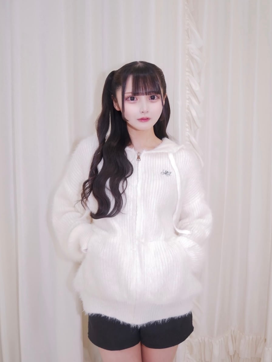 Mel. snow man hoodie knit