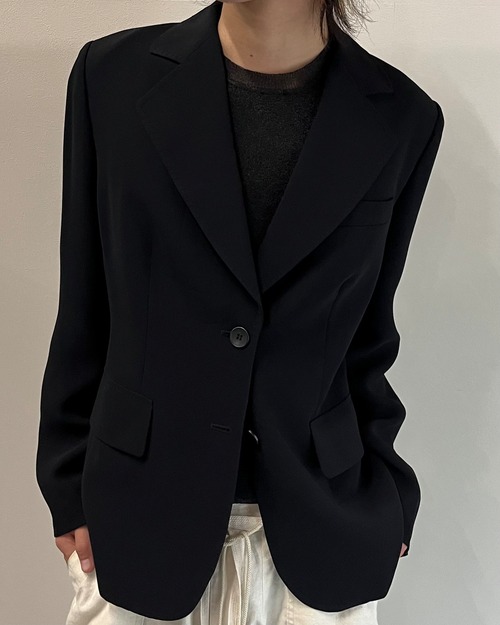 stitch design large lapel tailored jacket