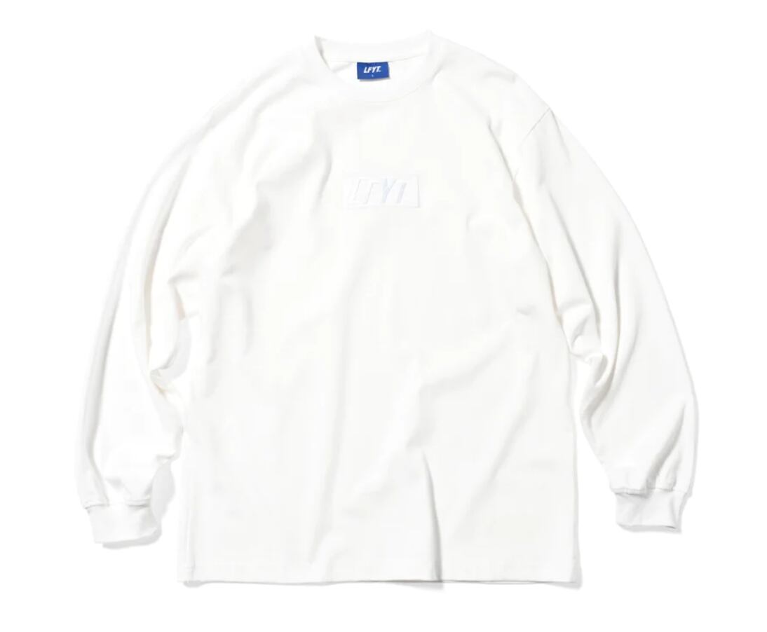 Lafayette◆長袖Tシャツ/XXL/コットン/WHT LFYTTONAL LFYT BOX LOGO L⁄S TEE 長袖Tシャツ ロングスリーブT