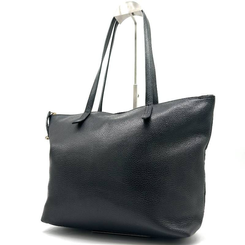 FURLA フルラ トートバッグ A4 レザー シボ革 肩がけ ブラウン