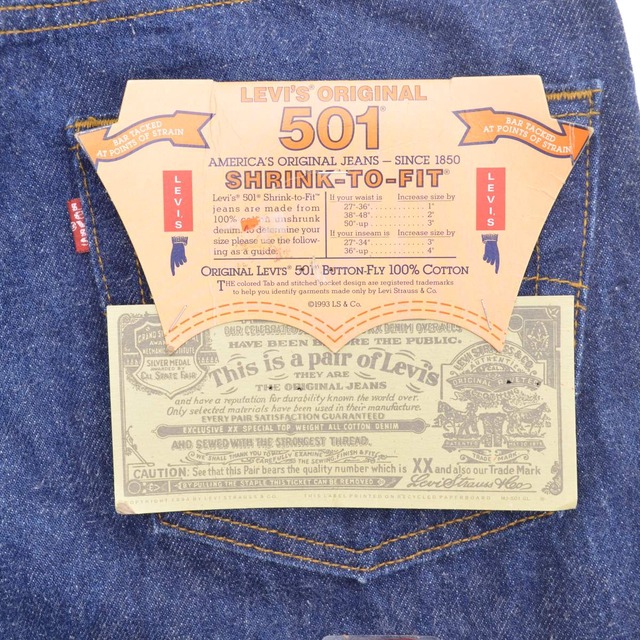 LEVI'S リーバイス 501 00年 最終 USA製 ボタン裏 553刻印 デニムパンツ ブルー W34 L30 表記 実寸 W31 L30 位  | 古着屋 EAGLEBASE オ*ん様 希少！U.S.A 80's 501-0115 W34L33 ボタン裏5