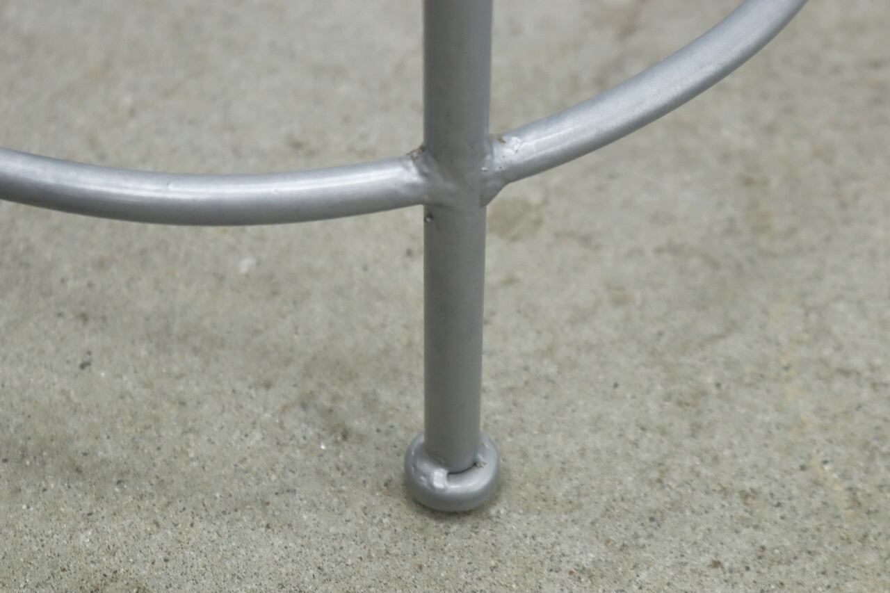 スチール 丸天板 サイドテーブル 花台 ラック ヴィンテージ レトロ スチール 丸天板 サイドテーブル 花台 ラック ヴィンテージ レトロ