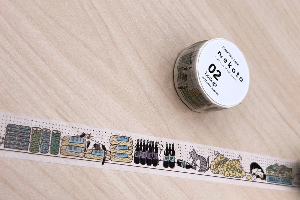 nekoto 贈りたくなるマスキングテープ 02 bodega | nekoto