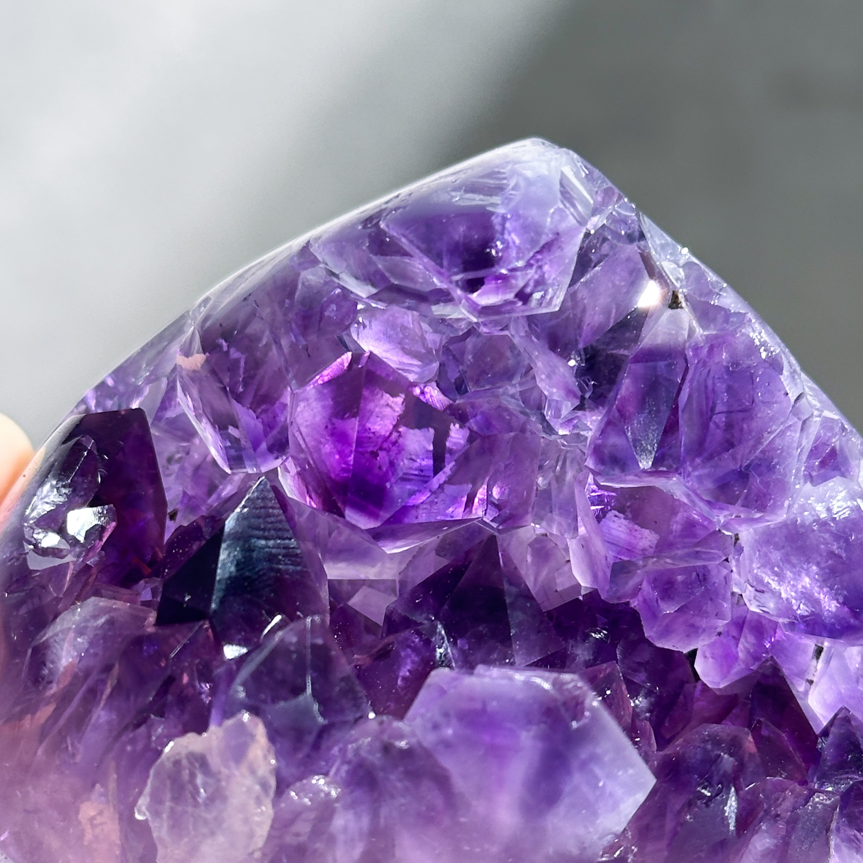 ウルグアイ産アメジスト ハート13◇ Amethyst ◇天然石・鉱石