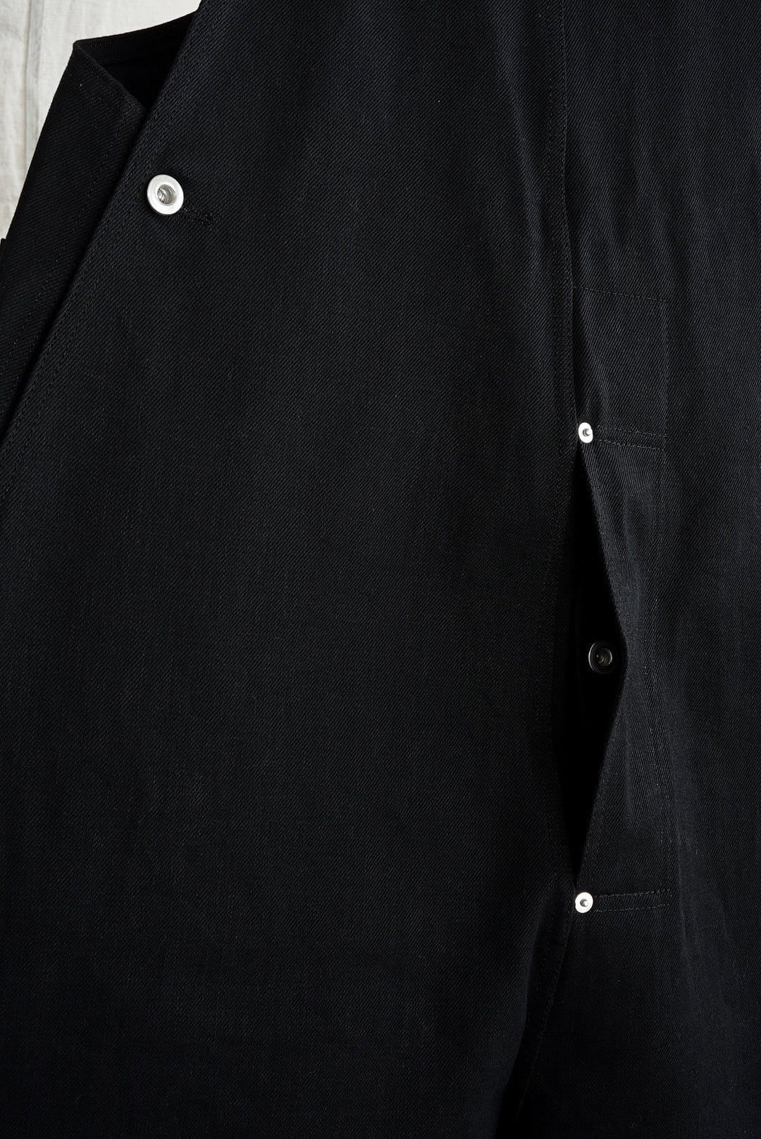TUKI - 原田服飾研究所 - TYPE 2, LOOSE FIT SALOPETTES - BLACK/BLACK