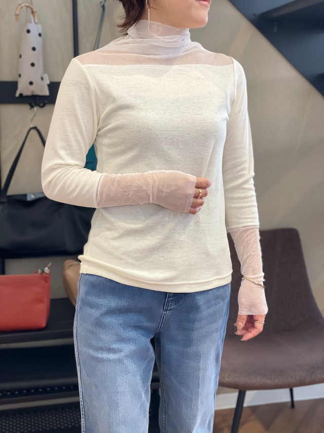 バイヤーひと目惚れ！チュール切替カットソー
