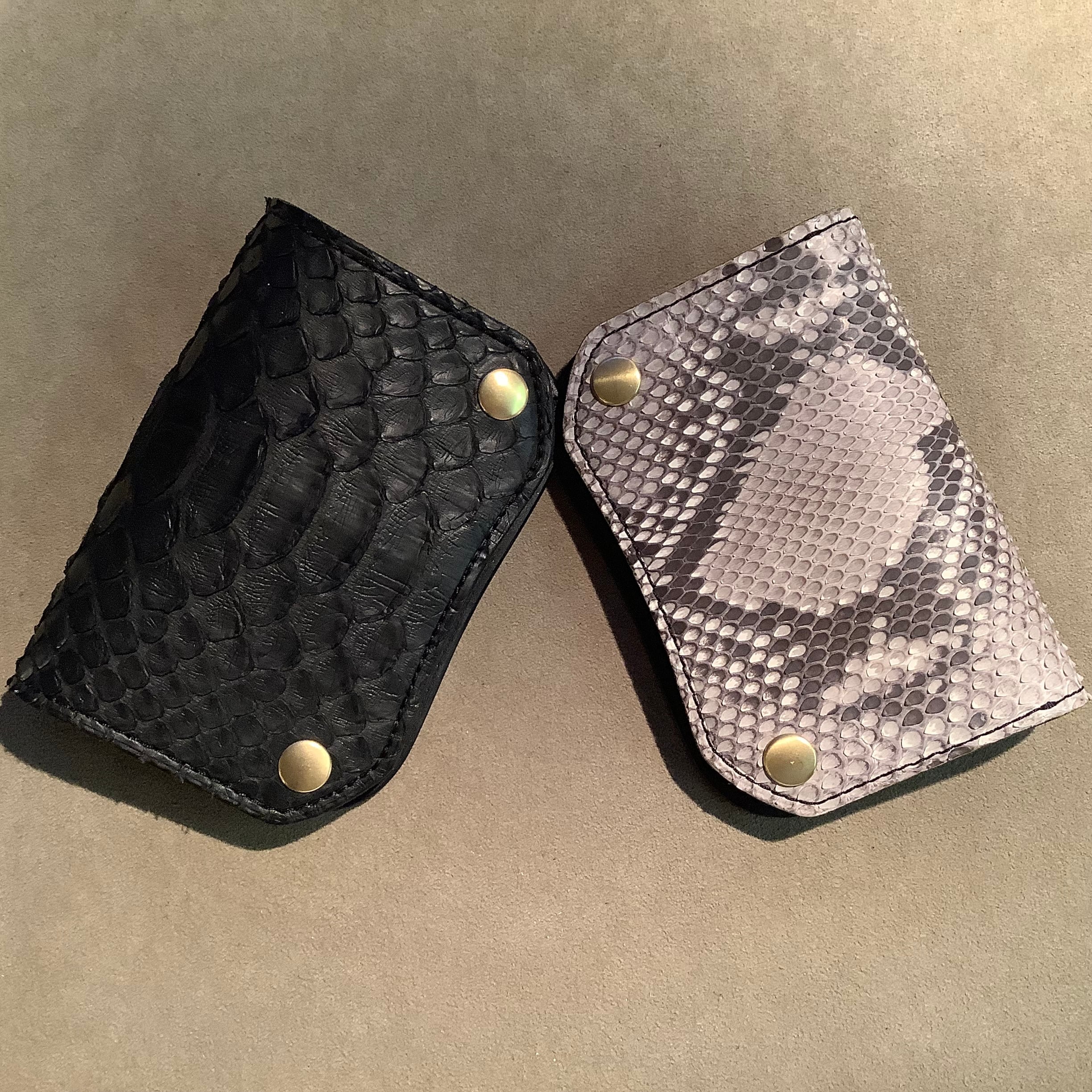 short tracker wallet custom Python パイソンカスタム 蛇革 ショート