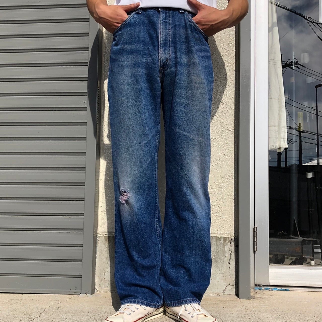 W34L32【USA製】90s Levi’s リーバイス ブーツカット フレア アメリカ製