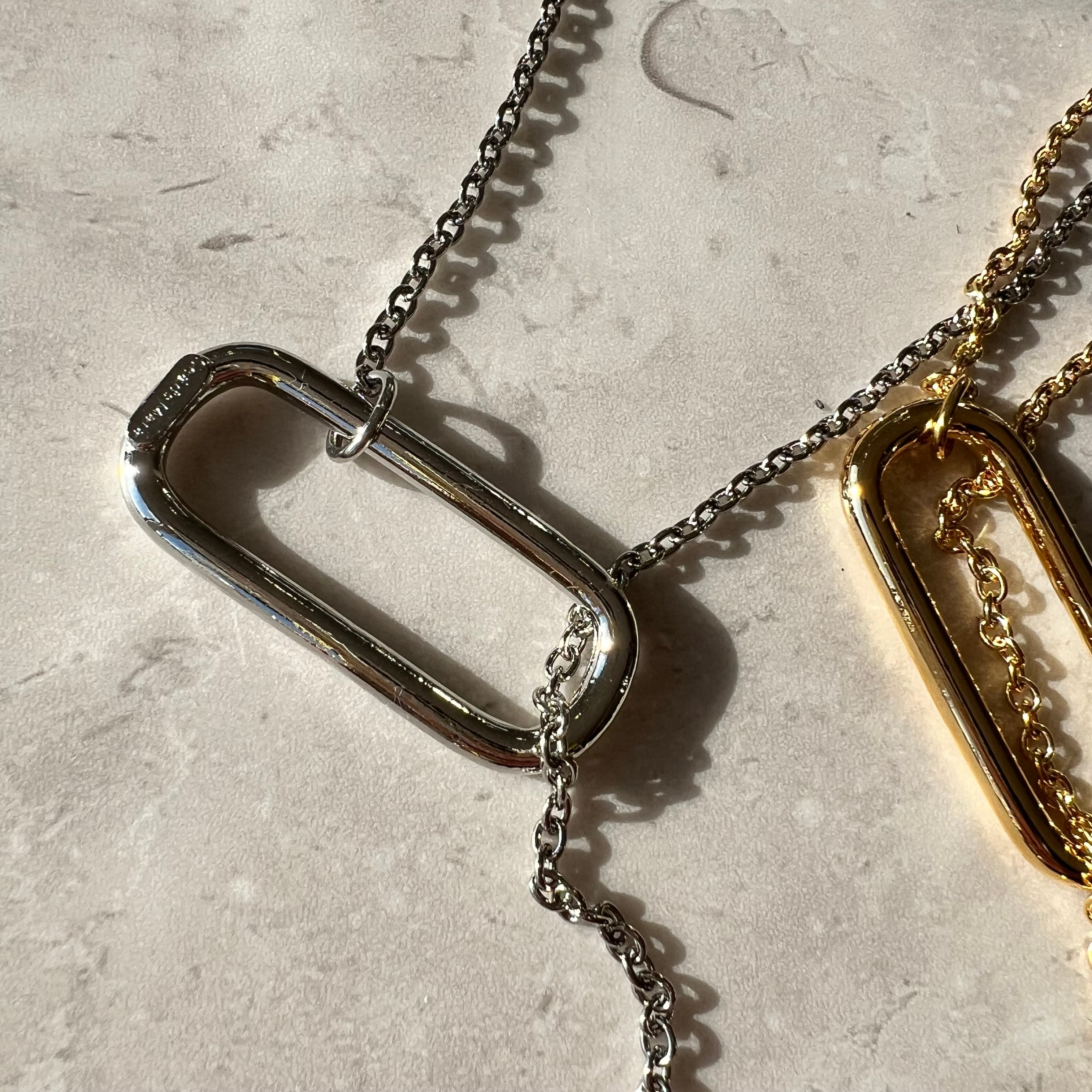 Sea'ds Mara】Plain rectangular necklace | valance 福井｜レディース