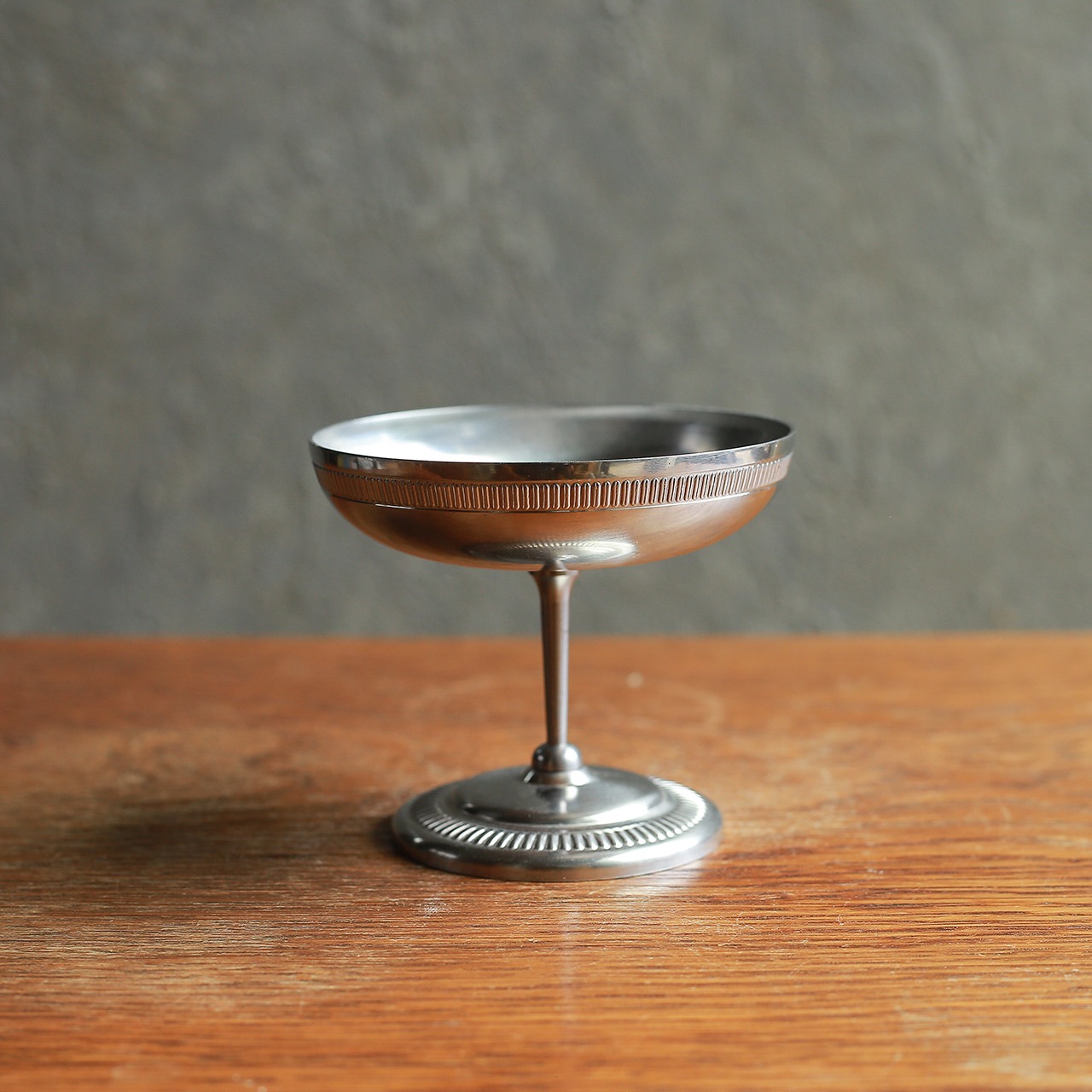 フランスから届いた、シルバーのアイスクリームクープ