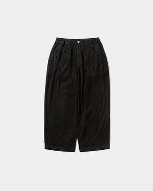 TIGHTBOOTH : SUEDE BAGGY PANTS FW25-B12 C/# BLACK SIZE M