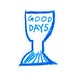 GOOD DAYS sticker 5.4×7.2cm