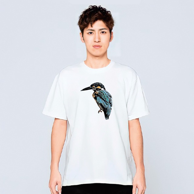 鳥 カワセミ Tシャツ メンズ レディース かわいい イラスト 夏 大きいサイズ 160 S M L XL