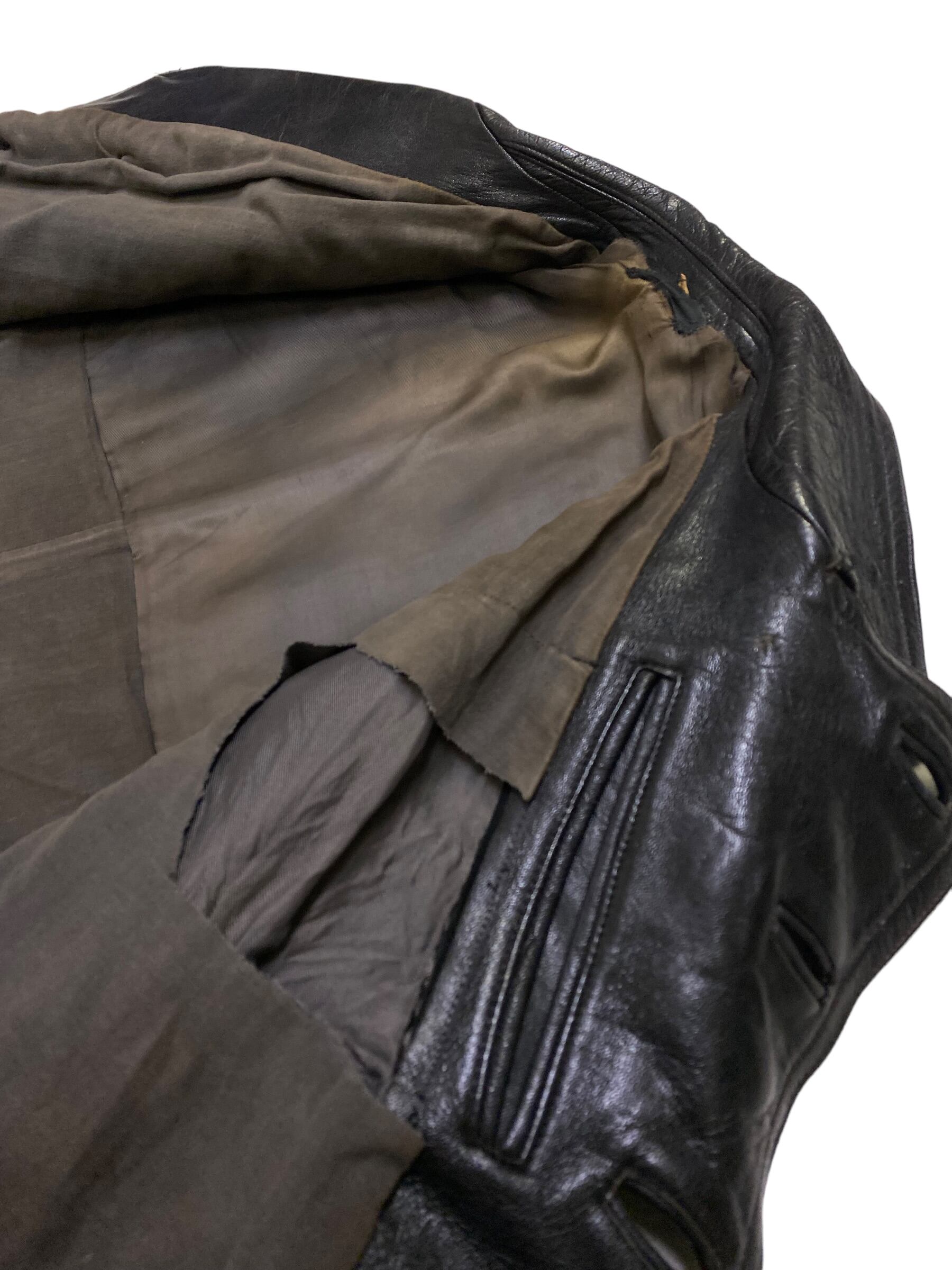 実物 ドイツ軍 Uボート レザー パンツ 海軍 ライダース ユーロ