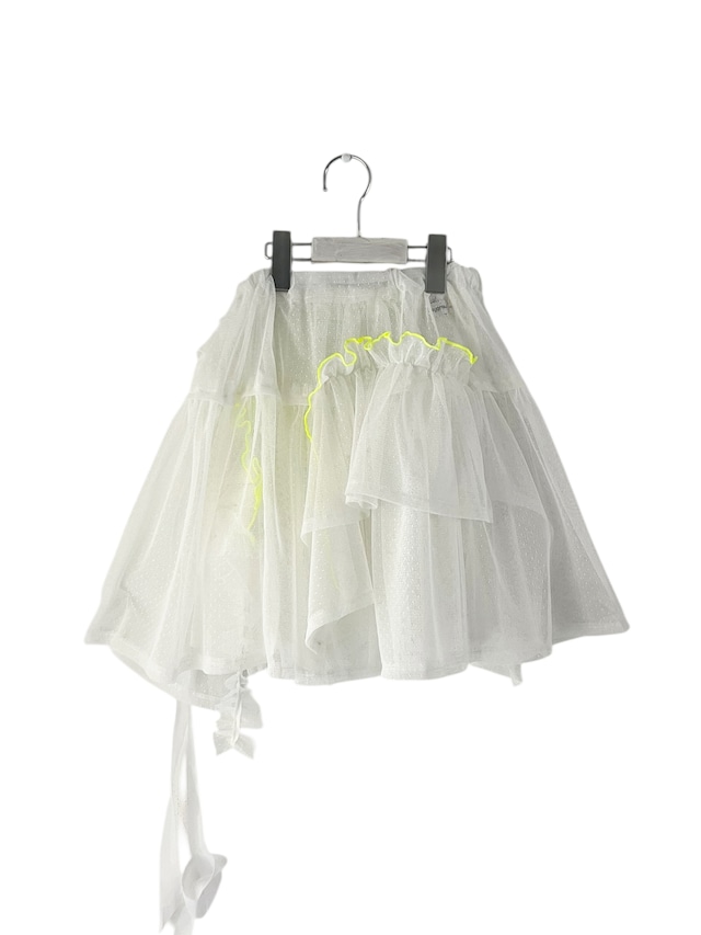 DOTS TULLE WRAP SKIRT col.WHITE / KIDS F