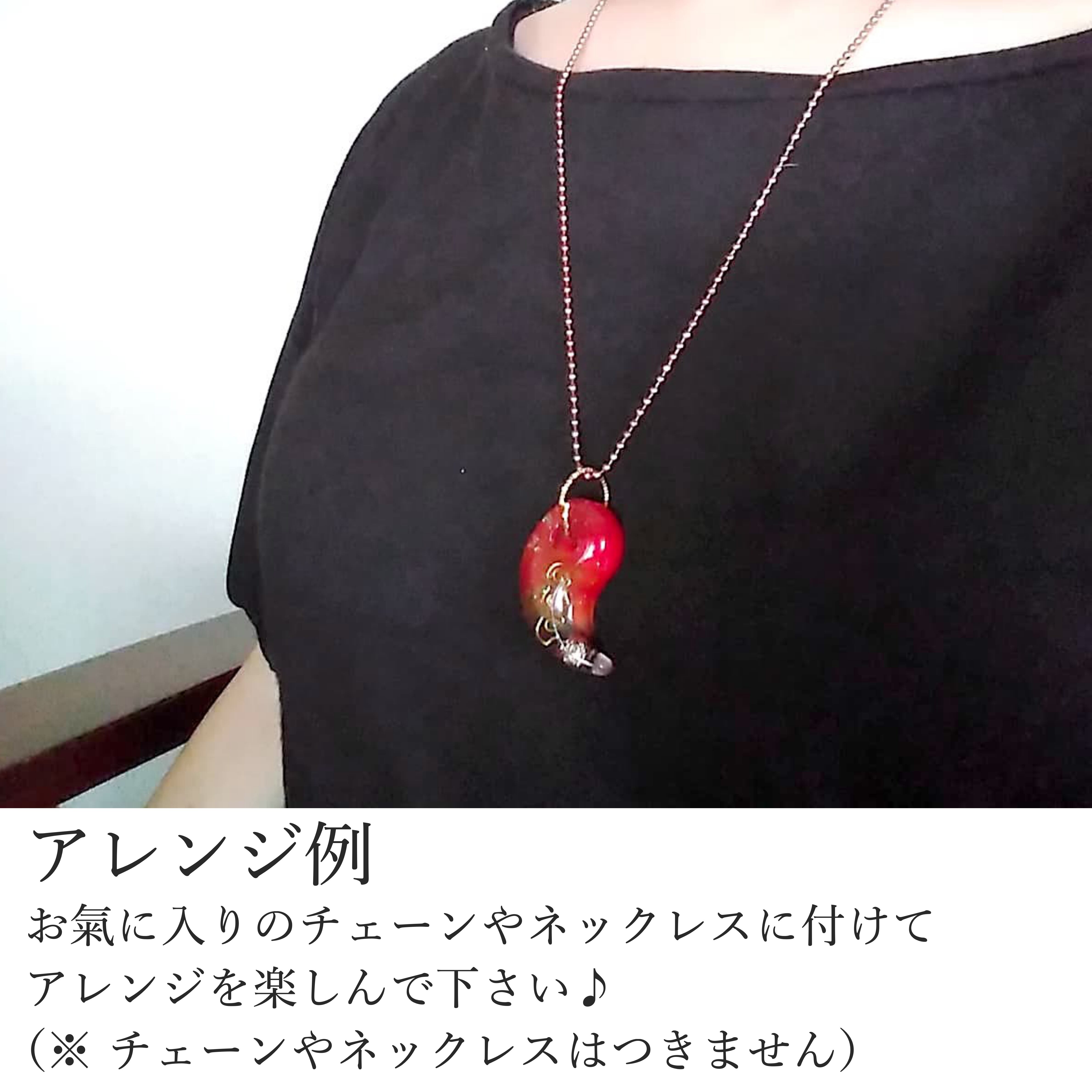 縄文の陽】幸運の勾玉アクセサリー(大) | Oneness Spirit Art・Magatama