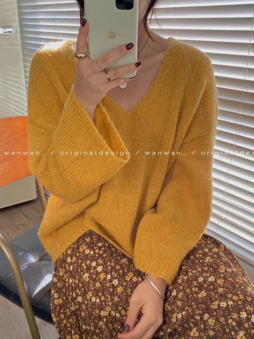 小花柄スカート　AJ2085-772