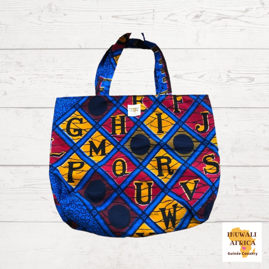 アフリカ布 バッグ 107 アフリカンプリント パーニュ カンガ