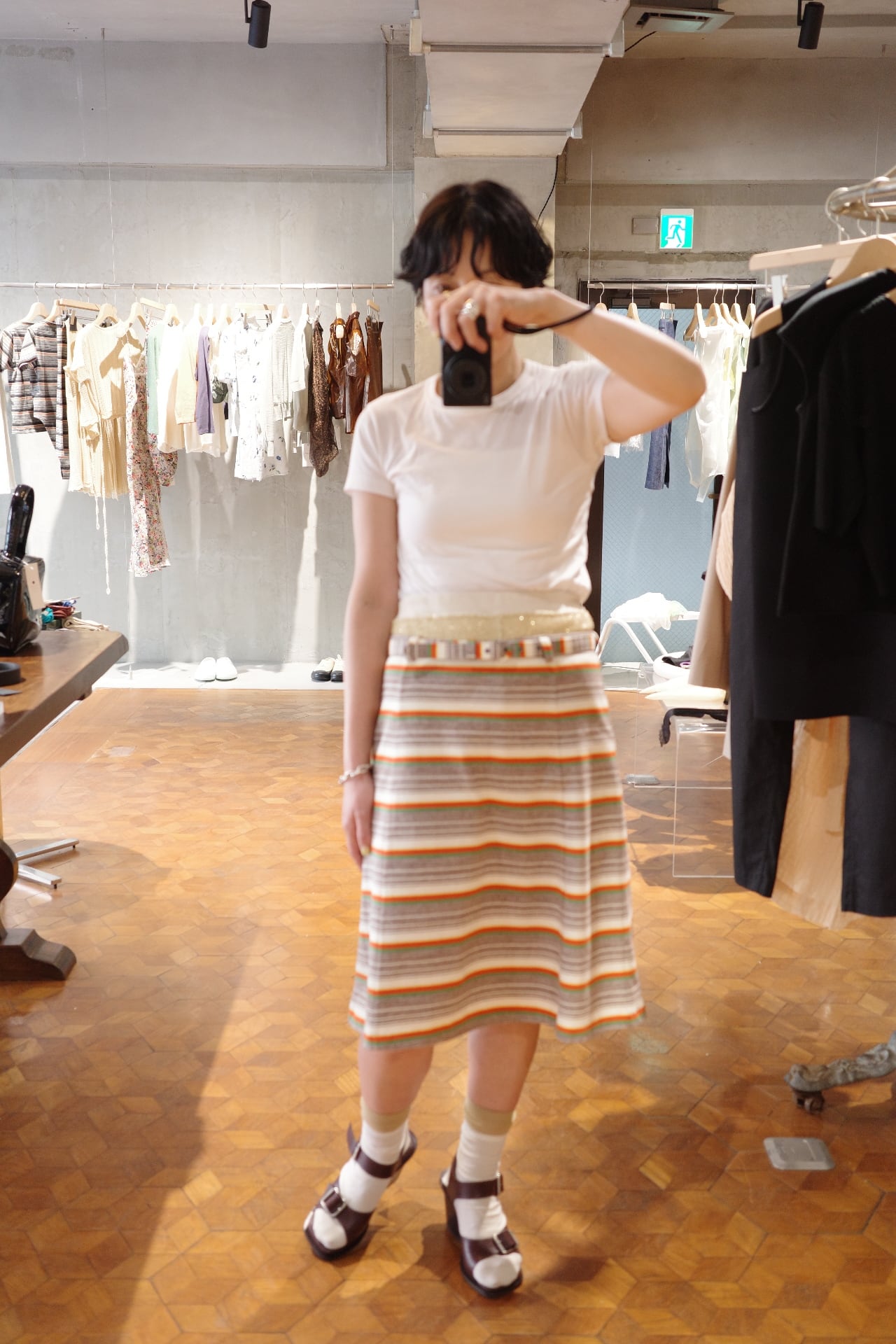 FUMIKA_UCHIDA/Grandrelle multi belted skirt | ikasa.