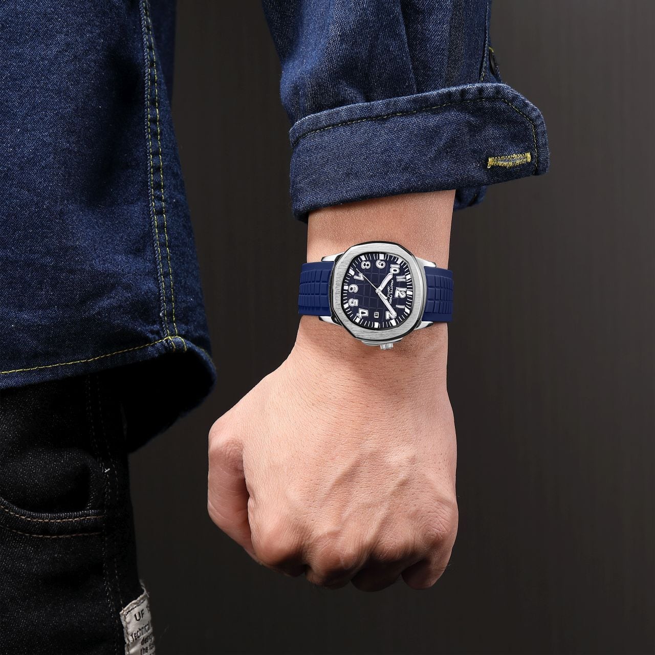 PAKOTTE FINISH アクメノート コミック シルバー×ブルー 男性用 メンズ
